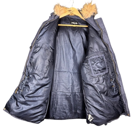 Pelle Pelle Men’s Fur Hood Snorkel Denim Blue Coat - Sz XXL MSRP $900!!! - Picture 6 of 16